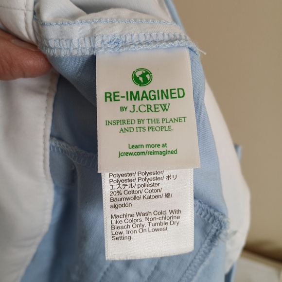 J. Crew Light Blue Shorts womens size 10   7" inseam - Picture 5 of 6